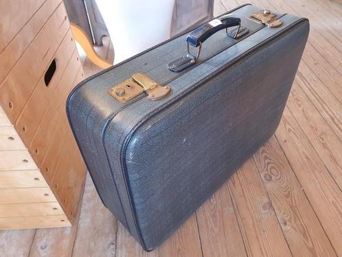 Brocante koffer zwart, Antiek en Kunst, Curiosa en Brocante, Ophalen of Verzenden