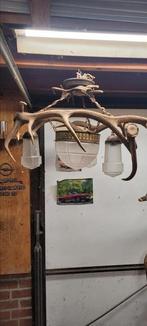 Gewei lamp geweien lampen jacht edelhert Veluwe, Verzamelen, Ophalen, Gebruikt, Hert, Gewei of Kop