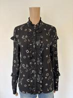 Nikkie zwart/beige blouse maat 36, ., Zwart, Ophalen of Verzenden, Zo goed als nieuw