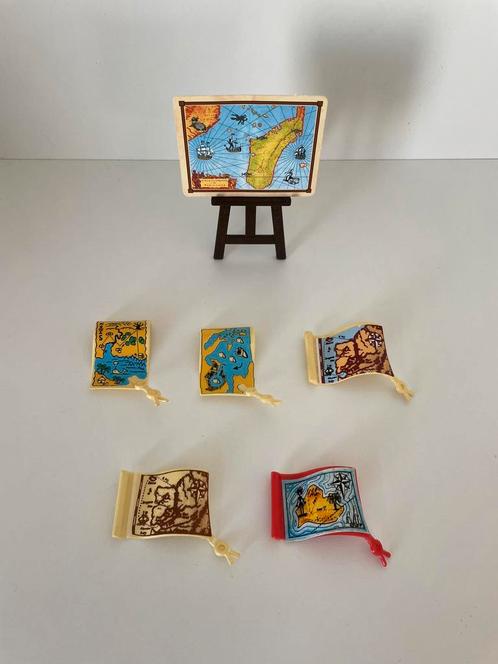 Set piraten landkaarten, Kinderen en Baby's, Speelgoed | Playmobil, Gebruikt, Los playmobil, Ophalen of Verzenden