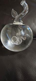 Foetus in glazen appel, Antiek en Kunst, Antiek | Glas en Kristal, Ophalen of Verzenden