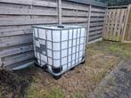 IBC Container 1000 liter zgan regenton, Tuin en Terras, Regentonnen, Ophalen, Kunststof, Gebruikt, Met kraantje