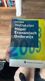 Wetteksten Hoger Economisch Onderwijs, Ophalen of Verzenden, Gelezen, Overige wetenschappen