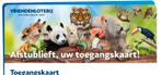 4x toegangskaart voor Safaripark Beekse Bergen, Tickets en Kaartjes, Ticket of Toegangskaart, Drie personen of meer