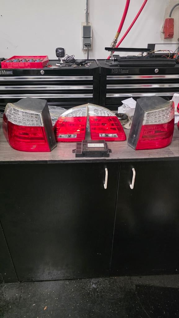 BMW E60/E61 LCI Koplampen & Achterlichten + LCM2, Auto-onderdelen, Verlichting, Ophalen of Verzenden, Gebruikt, BMW