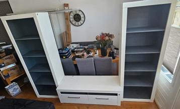 Kastenwand boekenkast en tv meubel Jan De Bouvrie 