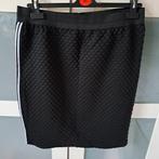 Zwarte rok met strepen - XL, Zwart, Maat 46/48 (XL) of groter, Ophalen of Verzenden, Zo goed als nieuw
