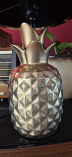 Ananas tafellamp met mooie kap, Huis en Inrichting, Lampen | Tafellampen, Ophalen of Verzenden, Zo goed als nieuw, 50 tot 75 cm