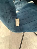 Zuiver OMG Velvet eetkamerstoelen blauw, Huis en Inrichting, Stoelen, Ophalen, Zo goed als nieuw, Blauw, Vijf, Zes of meer stoelen