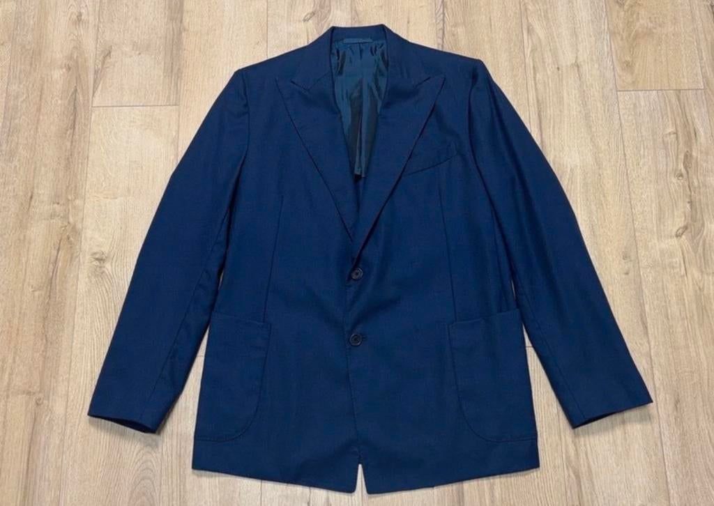 Errico Formicola Jasje Maat 52 - Made in Italy, Ophalen of Verzenden, Zo goed als nieuw, Maat 52/54 (L), Blauw