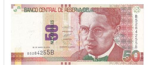 Peru, 50 Soles, 2012, VF, Postzegels en Munten, Bankbiljetten | Amerika, Los biljet, Zuid-Amerika, Ophalen of Verzenden