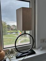 Tafellamp met HK Living kap, Huis en Inrichting, Lampen | Tafellampen, Ophalen, Zo goed als nieuw, Stof, 50 tot 75 cm