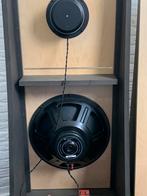 Open baffle luidsprekers, zelfbouw, Zo goed als nieuw, 60 tot 120 watt, Front, Rear of Stereo speakers, Ophalen