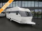 Hobby De Luxe 560 KMFE, Caravans en Kamperen, Caravans, Treinzit, 6 tot 7 meter, Bedrijf, Dwars-stapelbed