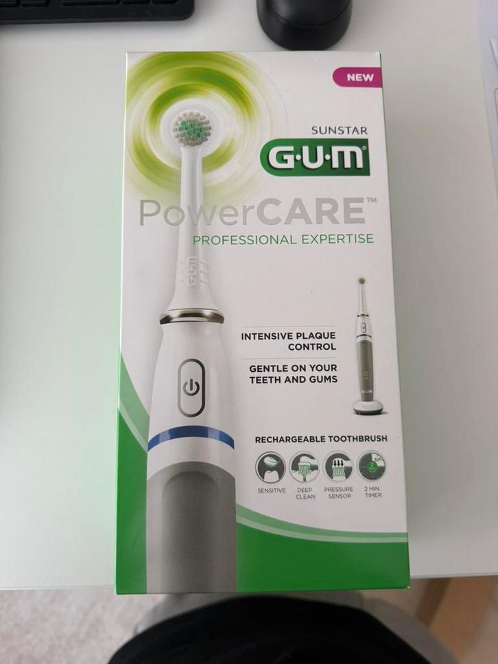 GUM PowerCARE elektrische tandenborstel NIEUW in doos!, Sieraden, Tassen en Uiterlijk, Uiterlijk | Mondverzorging, Nieuw, Tandenborstel