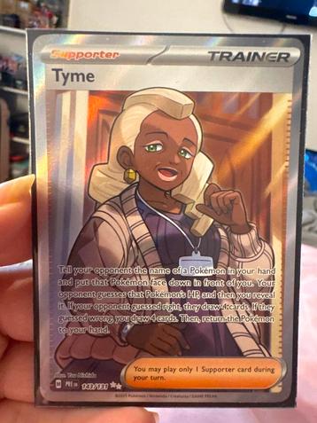 Tyme Trainer kaart 143/131 beschikbaar voor biedingen