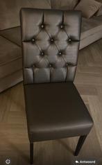 Eetkamerstoelen 2 stuks, Huis en Inrichting, Stoelen, Ophalen, Gebruikt, Bruin, Twee