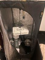 Complete Kweektent 60x60met LED & Ventilatie - Gebruiksklaa, Ophalen, Zo goed als nieuw, Kweektent