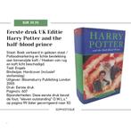 Eerste druk UK Editie | Harry Potter the half-blood prince, Boeken, Gelezen, Ophalen of Verzenden