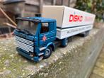Tekno Scania 14H Disko transport, Hobby en Vrije tijd, Modelauto's | 1:50, Ophalen of Verzenden, Gebruikt, Bus of Vrachtwagen