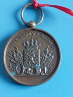 Medaille trouwe dienst brons, Ophalen of Verzenden, Landmacht, Nederland, Lintje, Medaille of Wings