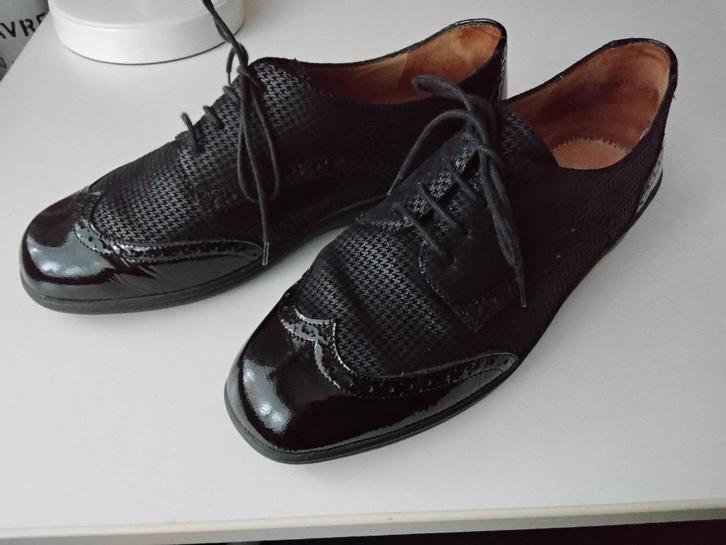 Solidus schoenen maat 7 wijdte J Hedda, Kleding | Dames, Schoenen, Zo goed als nieuw, Schoenen met lage hakken, Zwart, Ophalen of Verzenden