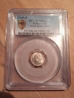 10 Cent 1945 PCGS MS64, Postzegels en Munten, Munten | Nederland, Zilver, Ophalen of Verzenden, 10 cent, Koningin Wilhelmina