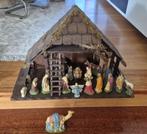 Vintage Kerststal, Diversen, Kerst, Ophalen, Gebruikt