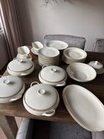 Compleet Porseleinen Servies met Gouden Rand, Ophalen of Verzenden
