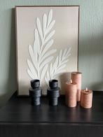 PTMD zwarte stalen vaasjes setprijs, Overige materialen, Zwart, Nieuw, Ophalen of Verzenden