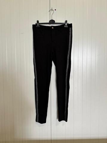 Zwarte dames stretch broek met glitters maat xxl beschikbaar voor biedingen
