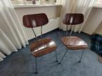2 retro stoelen met buisframe, Huis en Inrichting, Stoelen, Ophalen