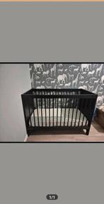 Europe baby vittoria ||| babybed zwart 60 x120, Ophalen, Zo goed als nieuw, Minder dan 140 cm, Matras