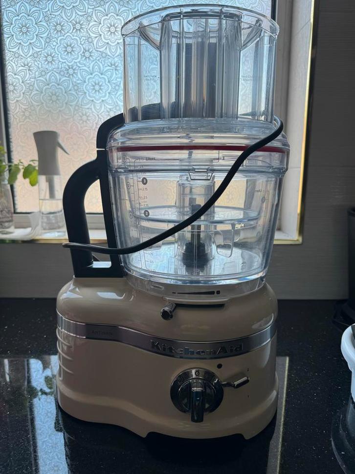 KitchenAid Foodprocessor - Krachtige Keukenhulp!, Witgoed en Apparatuur, Keukenmixers, Zo goed als nieuw, 3 tot 4 liter, 2 snelheden