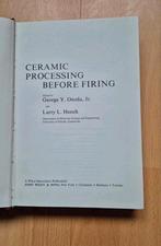 Ceramic Processing Before Firing - Onoda & Hench, Ophalen of Verzenden, Zo goed als nieuw, Natuurwetenschap
