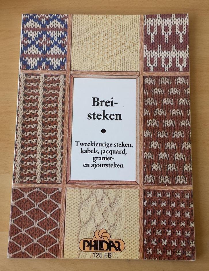 Breien - Breisteken - Phildar - 1986, Hobby en Vrije tijd, Breien en Haken, Gebruikt, Breien, Patroon of Boek, Ophalen of Verzenden