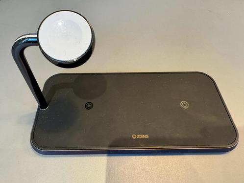 Zens iQ dual draadloze oplader voor iPhone, iWatch, AirPods, Telecommunicatie, Mobiele telefoons | Telefoon-opladers, Zo goed als nieuw