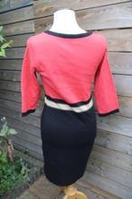 Michael Barnaart jurk Koraal/ zwart mt 42 Winter incl verzen, Kleding | Dames, Zwart, Maat 42/44 (L), Ophalen of Verzenden, Zo goed als nieuw
