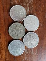 serie, 5x  halve guldens., Postzegels en Munten, Munten | Nederland, Ophalen of Verzenden, Koningin Wilhelmina, ½ gulden