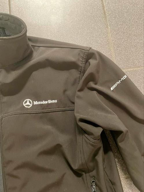 Mercedes AMG softshell jacket XL zwart, Kleding | Heren, Jassen | Zomer, Zo goed als nieuw, Maat 56/58 (XL), Zwart, Ophalen of Verzenden