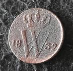 Nederland ½ cent 1832 (lot 3) muntslag, Postzegels en Munten, Munten | Nederland, Koning Willem I, Overige waardes, Ophalen of Verzenden