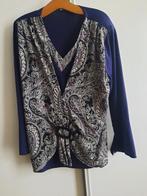 Paarse feest top met glitter - Maat 46, Kleding | Dames, Tops, Paars, Maat 46/48 (XL) of groter, Ophalen of Verzenden, Zo goed als nieuw