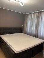 Luxe Boxspring 200x200, Huis en Inrichting, Slaapkamer | Boxsprings, Luxe suède look, Tweepersoons, Ophalen of Verzenden, Zo goed als nieuw