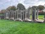 Partij keerwanden / sleufsilowanden in goede staat, Gebruikt, Overige typen, Ophalen of Verzenden, 10 m² of meer