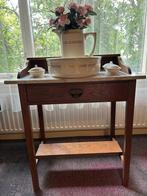 Antieke wastafel, Huis en Inrichting, Tafels | Sidetables, Ophalen of Verzenden, Gebruikt, 25 tot 50 cm, Rond