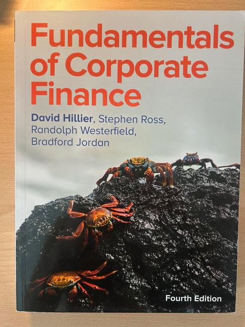 Fundamentals of Corporate Finance, Boeken, Economie, Management en Marketing, Zo goed als nieuw, Ophalen of Verzenden