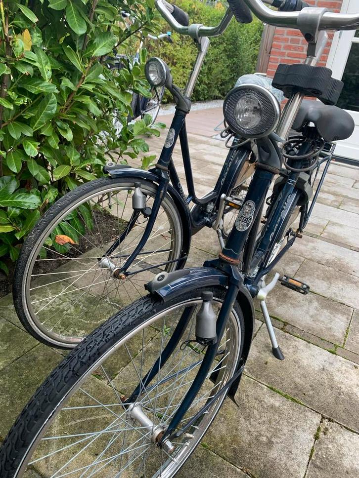 2x Gazelle Maxinette 24 inch - Blauw, Fietsen en Brommers, Fietsen | Dames | Damesfietsen, Gebruikt, Gazelle, Versnellingen, Minder dan 47 cm