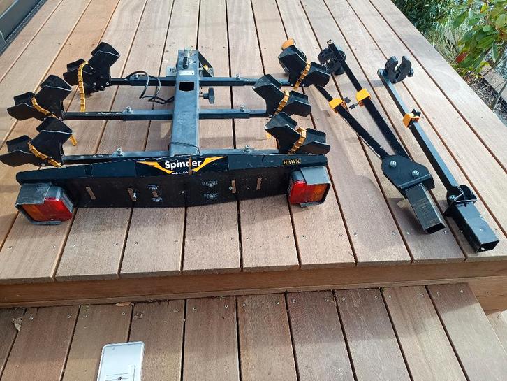 Fietsendrager 3 fietsen, Auto diversen, Fietsendragers, Gebruikt, Trekhaakdrager, 3 fietsen of meer, Brede banden, Ophalen