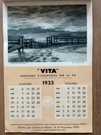 Kalender Vita Verzekeringen 1933 - Compleet!, Ophalen of Verzenden, Voor 1940, Gebruikt