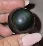 Regenboog obsidiaan bol, Ophalen of Verzenden, Mineraal
